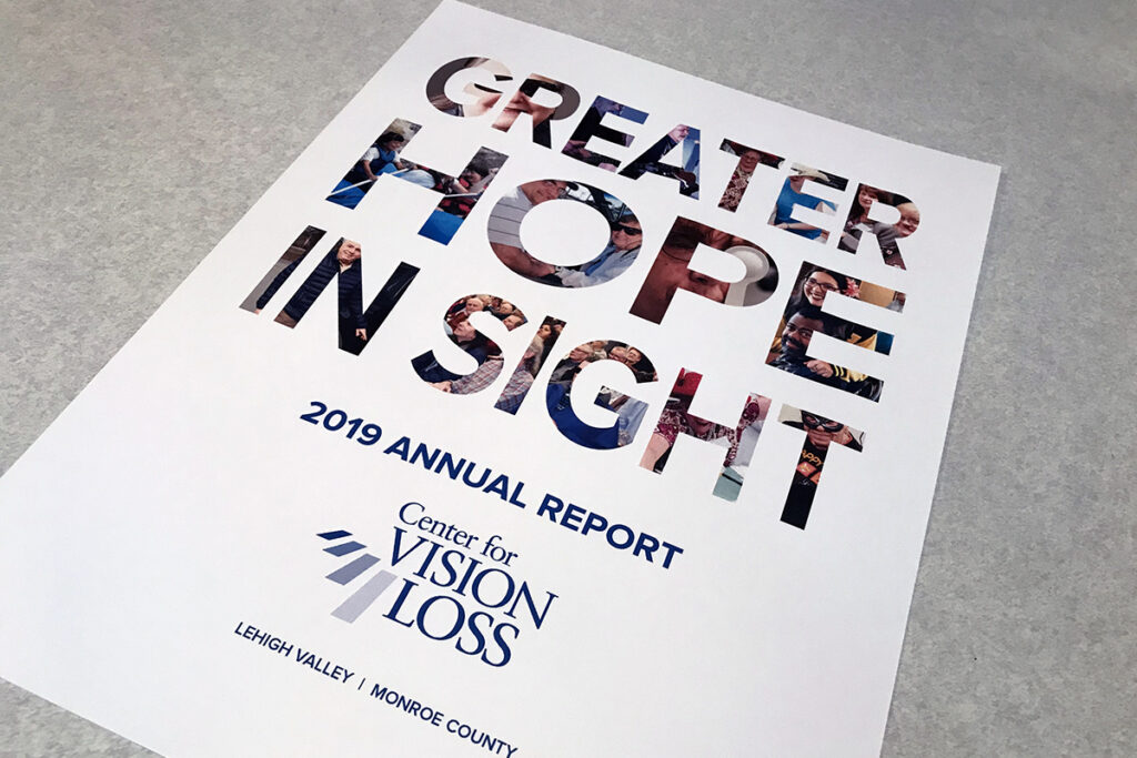 A picture depicting the cover page of the agency's 2019 Annual Report