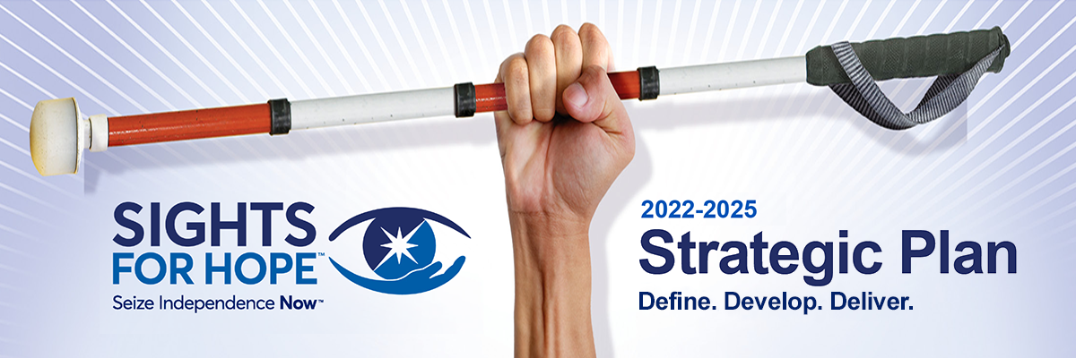 Sights for Hope 2022-2025 Strategic Plan: Define. Develop. Deliver.