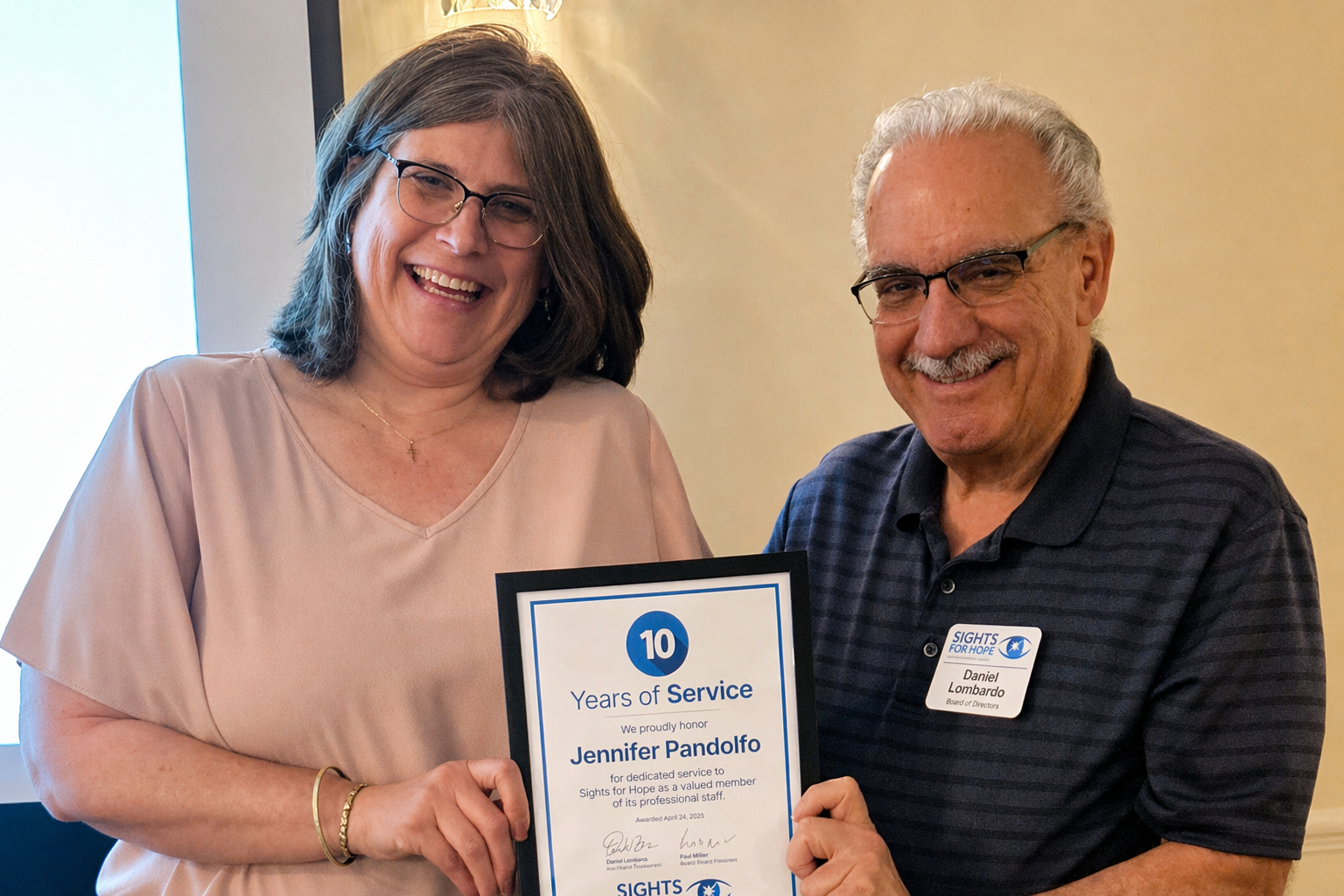 read more about Sights for Hope Team Awards Recognize Service and Response to Critical Need